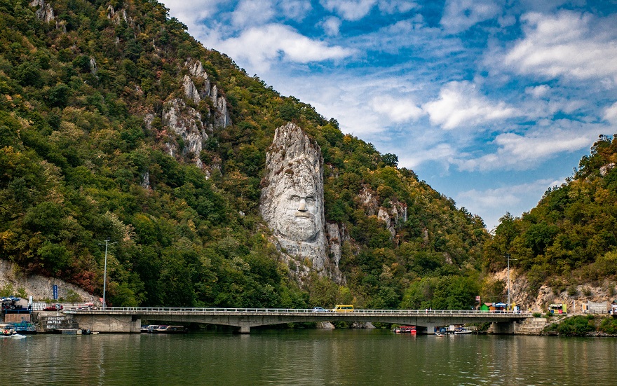 Statue des Decebalus: dem letzten dakischen König